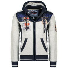 Geographical Norway férfi pulóver GEDAY MEN SAM 100, S Szürke