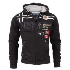 Geographical Norway kapucnis férfi GARADOCK oversize, Fekete 6XL férfi pulóver, kardigán
