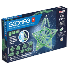 Geomagworld Geomag Glow 93 darabos sötétben világító készlet kreatív és készségfejlesztő