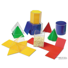 Geometriai testek, felszínek (3D, 2D) betű és számtan eszköz