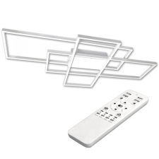  Geometrikus mennyezeti lámpa PLAFON LED csillár 130W 3000K-6500K fehér + távirányító világítás