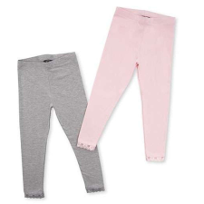 George Leggings szett/2db szűrke rózsaszin 10-11 év (140-146 cm) gyerek nadrág