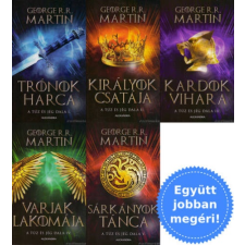 George R. R. Martin A teljes Trónok harca könyvsorozat csomagban [1-5] sci-fi