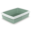  Georplast Jumbo macska alomtálca kerettel 54x40x14cm zöld
