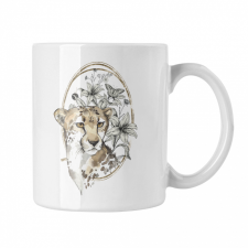  Gepárd - Fehér Bögre bögrék, csészék