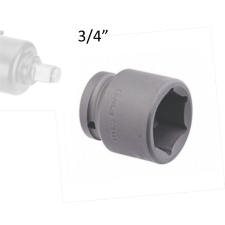  Gépi dugókulcs fej 3/4&quot; 27 mm dugókulcs