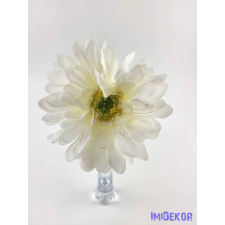  Gerbera élethű hamvas szárú selyemvirág 56 cm - Krém dekoráció