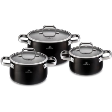 Gerlach PRIME BLACK 6 db-os edénykészlet edény