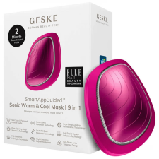 Geske 9 az 1-ben Szónikus arcmasszírozó alkalmazással magenta bőrápoló eszköz