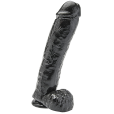 Get Real TOYJOY Mega Tommy Dildo 22 x 6cm fekete műpénisz, dildó