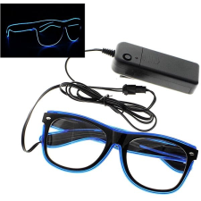 GGV Világító LED szemüveg - kék jelmez