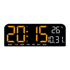  GH0707 digitális óra hőmérővel [Szín: narancs] ébresztőóra