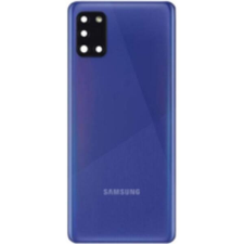  GH82-22338D Gyári akkufedél hátlap - burkolati elem Samsung Galaxy A31, kék mobiltelefon, tablet alkatrész