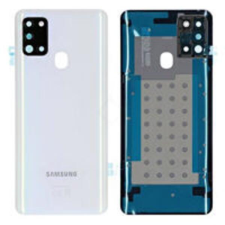  GH82-22780B Gyári akkufedél hátlap - burkolati elem Samsung Galaxy A21S, fehér mobiltelefon, tablet alkatrész