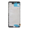  GH82-24167A Samsung Galaxy M51 TFT LCD kijelző érintővel Fekete kerettel, előlap