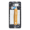  GH82-24708A Samsung Galaxy A12 (SM-A125) / A12s / A12 Nacho (SM-A127 USA Verzió) fekete OEM LCD kijelző érintővel kerettel, előlap USA verzió
