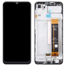  GH82-28488A Samsung Galaxy M23 LCD kijelző érintővel fekete kerettel, előlap mobiltelefon, tablet alkatrész