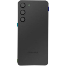  GH82-30393A Gyári akkufedél hátlap - burkolati elem Samsung Galaxy S23, fekete mobiltelefon, tablet alkatrész