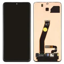 GH82-31432D Samsung Galaxy S20 / S20 5G Fekete OLED kijelző érintővel mobiltelefon, tablet alkatrész
