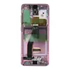  GH82-31433D Samsung Galaxy S20 / S20 5G rózsaszín OEM OLED kijelző érintővel kerettel, előlap