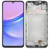  GH82-33643A Samsung Galaxy A15 /A15 5G OEM LCD kijelző, érintővel Fekete kerettel, előlap