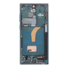  GH82 Samsung Galaxy S22 Ultra 5G TFT LCD kijelző érintővel Zöld kerettel, előlap EU verzió