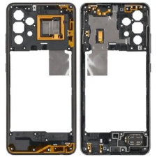  GH97-26181A Samsung Galaxy A32 Fekete középső keret mobiltelefon, tablet alkatrész