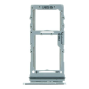  GH98-45005A Samsung Galaxy S20 Plus / S20 Plus 5G / S20 Ultra / S20 Ultra 5G ezüst SIM kártya tálca (2 SIM kártyás telefonokhoz)