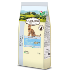 Gheda Gheda Chat&Chat Adult Exigent - Tuna 14 kg macskaeledel