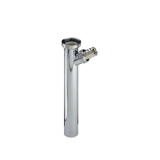 Ghidini 847 D32*200mm krómozott peremes cső mosógép csatlakozóval beépíthető gépek kiegészítői