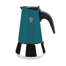 Ghidini STEELEXPRESS TEAL BLUE rozsdamentes kávéfőző 2 személyes kávéfőző