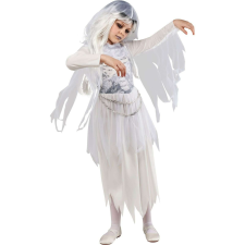 Ghost Halloween jelmez fátyollal lányoknak, KidMania® 104 -110 cm 3-5 év jelmez