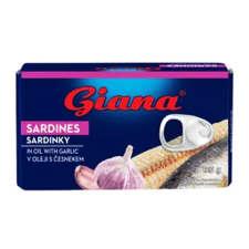  Giana szardínia növényi olajban fokhagyma 125g konzerv