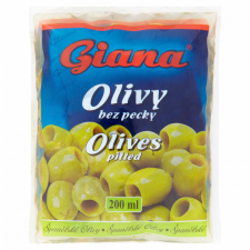  Giana zöld magozott olívabogyó sós lében 195 g konzerv