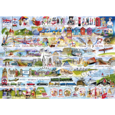  Gibsons egyesült királyság szimbólumok 1000 darabos puzzle puzzle, kirakós