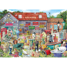 Gibsons kirakós - régi kincsek piaca 2000 darab puzzle, kirakós