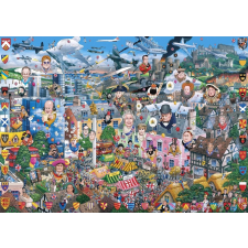  Gibsons kirakós szerelmes Angliába 1000 darabos puzzle, kirakós