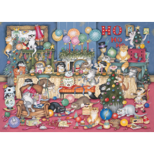 Gibsons puzzle macskás ünnepek 1000 darabos puzzle, kirakós