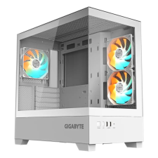 Gigabyte C201 Panoramic Ice Tempered Glass Black GB-C201PI számítógép ház