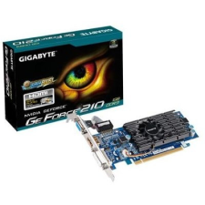 Gigabyte GeForce GT210 1GB DDR3 LP Videókártya videókártya