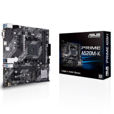 Gigabyte Mainboard PRIME A520M-K - Micro-ATX - Socket AM4 - AMD A520 (A520M K) alaplap
