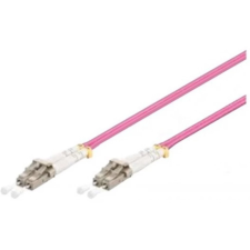 Gigalight optikai patch kábel 4xLC Duplex 20m - Rózsaszín (LCU-LCU-OM4-20M-D) kábel és adapter