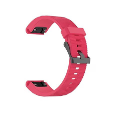 Gigapack 20mm szilikon, QuickFit csatlakozású Garmin pótszíj rombusz mintás rózsaszín (GP-149213) okosóra kellék