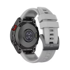 Gigapack 20mm szilikon, QuickFit csatlakozású Garmin pótszíj szürke (GP-149208) okosóra kellék