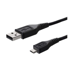 Gigapack Adatkábel (usb - microusb, 80cm) fekete gp-14732 kábel és adapter