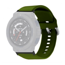 Gigapack Amazfit Active Edge Pótszíj (egyedi méret, szilikon) SÖTÉTZÖLD okosóra kellék