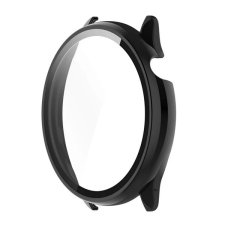 Gigapack Amazfit GTR Mini műanyag keret (bumper, ütésállóság + kijelzővédő üveg) fekete okosóra kellék