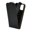 Gigapack Apple iPhone 12 mini tok álló (Flip, lefelé nyíló, szilikon tartó) fekete