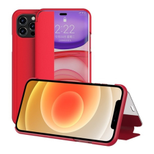 Gigapack Apple iPhone 12 Pro Max tok álló (Flip, oldalra nyíló, hívószámkijelzés) piros tok és táska