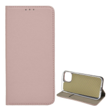 Gigapack Apple iPhone 13 Pro tok álló (Flip, oldalra nyíló, rombusz minta) rozéarany tok és táska